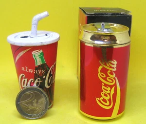 2 accendini tavolo Coca Cola revisionati e funzionanti - Foto 1 di 3