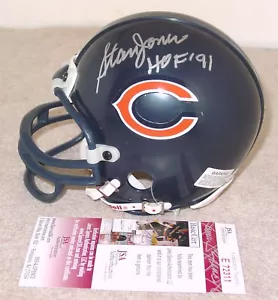 STAN JONES Signed/Autographed CHICAGO BEARS Mini Helmet HOF - JSA COA - Picture 1 of 2