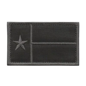 Texas Lone Star Flagge Blackout gedämpfte Moral taktisch US Armee Haken Kappe Patch - Bild 1 von 2
