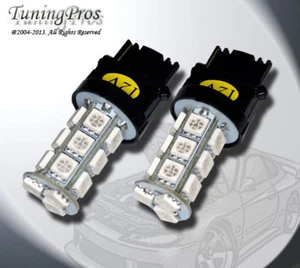 (1 Par) Juego de 2 Piezas Luz de Tope de Montaje Alto 3156 18 SMD Amarillo LED Bombillas - Imagen 1 de 3