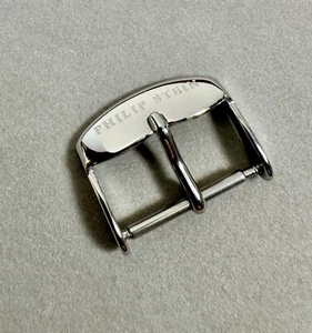 Philip Stein Edelstahl poliert 22 mm Armband Armband Schnallenteil - Bild 1 von 2