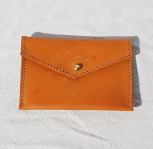 Parker Clay Leather Wallet High Quality Beautifully Crafted Ethiopia Camel - Picture 1 of 6