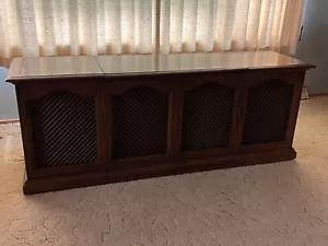 Mid Century Modern AM-FM Stereo-Record Player Console Credenza Philco Ford - Picture 1 of 6