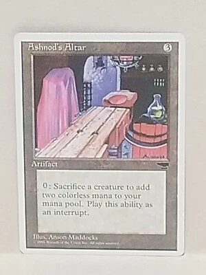 Magic the Gathering Ashnod's Altar Chronicles 1995 NM Near Mint Condition - Image 1 of 2