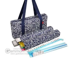 New Linda Li American Mah Jongg Set - Blue Paisley Soft-Sided Quilted Bag - Picture 1 of 9