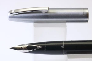 Vintage Sheaffer Triumph Nr. 440 schwarz/chrom mittlerer Füllfederhalter, CT - Bild 1 von 5