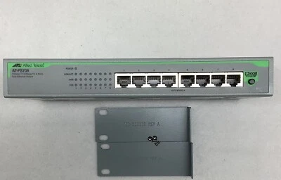 Allied Telesis AT-FS708 8-Port Fast Ethernet Switch 10/100 Mbit - Image 1 of 4