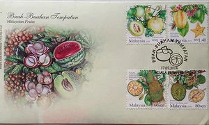 Malaysia FDC with Stamps (17.07.2014) - Malaysian Fruits - Picture 1 of 5