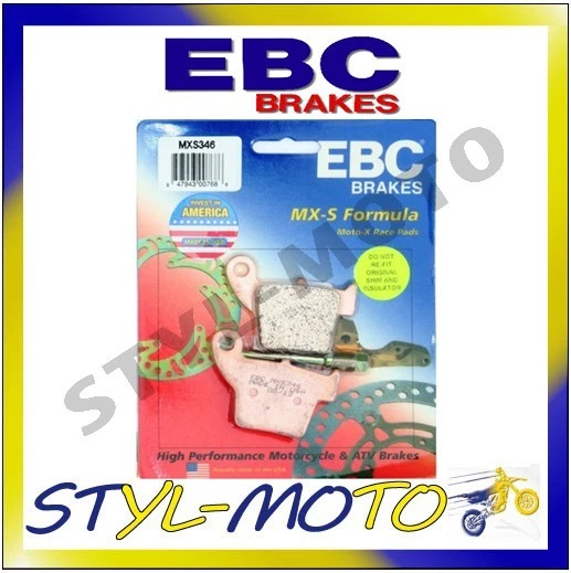 Rear EBC Sintered Brake Pads MXS346 Honda CRF 250 R 2009 - Image 1 of 1