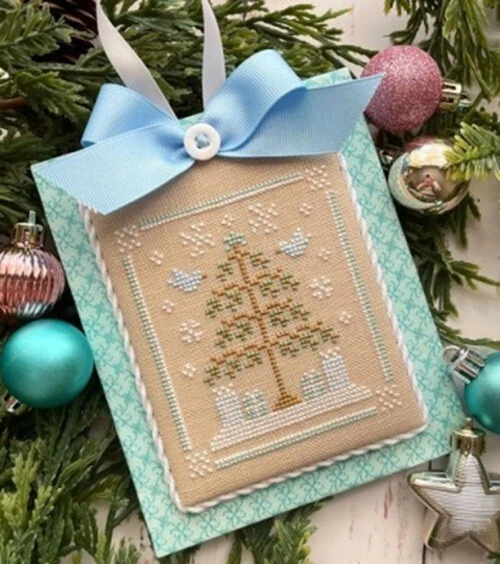Frosty Christmas - Pastel Collection - Country Cottage Needleworks Chart - Image 1 of 1