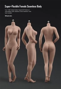 1:6 Suntan Skin Large Bust Breast 12inch Female Seamless Action Figure Body Toys - Picture 1 of 10
