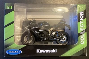 Kawasaki NINJA ZX-10R 1:18 Scale Japanese Motorcycle Die Cast by WELLY - Picture 1 of 6