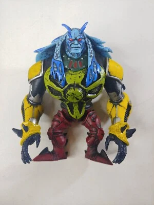 罕见超级外星人 Ben 10 蓝色恶魔红眼魔鬼机器人可动人偶 — 第 1/4 张图片