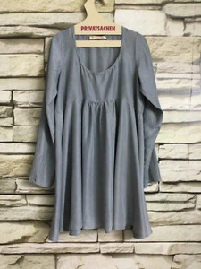 cocon.commerz PRIVATSACHEN  ROHSTOFF Kleid aus WÄSCHESEIDE in grau Größe 1 - Bild 1 von 8