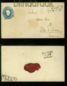 Preussen GSU U 2 Exin Bahnpost Bromberg-Berlin (49806) - Bild 1 von 1