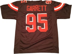 NWT Men's Custom Sewn Stitched #95 Garrett Brown Jersey XS - 5XL - Picture 1 of 3
