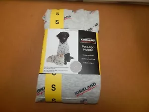NWT Kirkland Costco Brand Pet Logo Hoodie Sweatshirt Dog Cat Size Small 10-25 LB - Picture 1 of 2