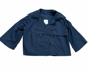 Mason by Michelle Mason Double Breasted Cropped Jacket Size 4 Y2K Style - Picture 1 of 8