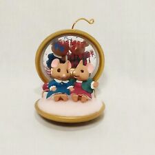 Sisters are Forever Friends Christmas Ornament Hallmark 1993 2" Compact Makeup
