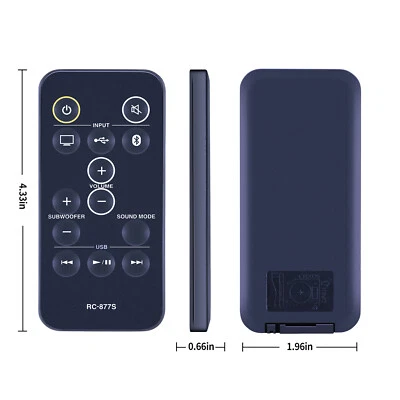 RC-877S Fernbedienung für Onkyo Soundbar LB401 LS-B50 LS-T10 LST10 - Bild 1 von 4