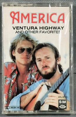 America “Ventura Highway & Other Favorites” Dolby HX Pro Cassette Capitol 1988 - Image 1 of 4