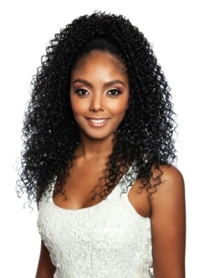 MANE CONCEPT 棕色糖人类头发混合包装和领带 PONYTAIL - 钥匙卷 20 — 第 1/4 张图片