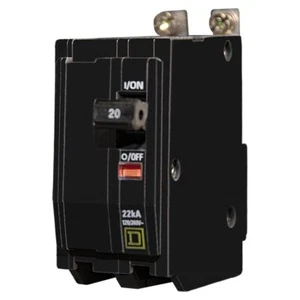 QOB220VH Square D 20A 120/240V 2P Bolt-On Circuit Breaker -MSE - Picture 1 of 1