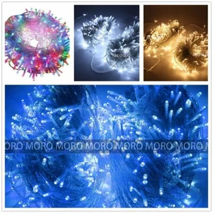 50/100M 300/500 LED String Lights Fairy Christmas Party Tree Wedding In/Outdoor - Picture 1 of 27