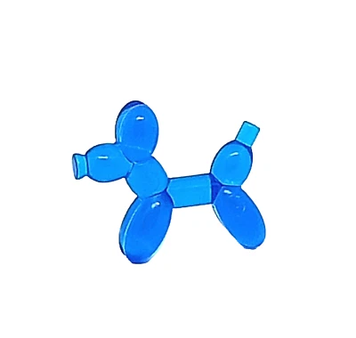 LEGO BALLOON DOG 40382 41663 60234 Trans Dark Blue Utensil Small Minifigure - Image 1 of 2