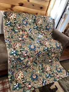 Unvollendet Gefütterter Vorhang Panel Ente Stoff Baumwolle 52” X 88” - Bild 1 von 6