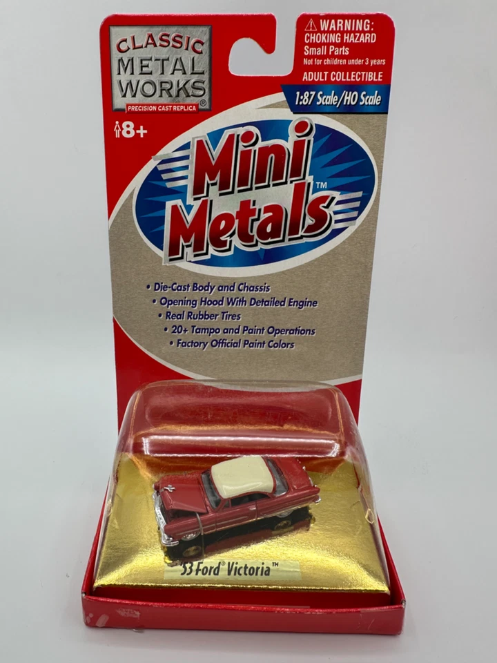 Classic Metal Works Mini Metals 1:87 Die-Cast, Real Rubber Tires - YOU PICK - Image 1 of 1