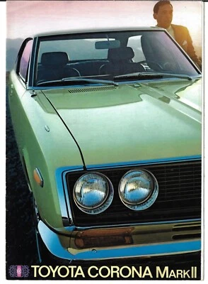 Toyota Corona Mark II 1970-1971 Export Markets Brochure In English & French - Image 1 of 2