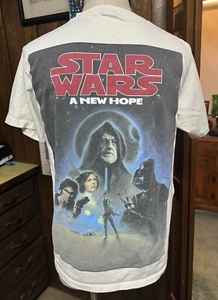 1995 Vintage Star Wars A New Hope Promo Tee Sz Large L darth vader luke leia - Bild 1 von 17