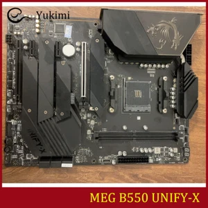 PER MSI MEG B550 UNIFY-X DDR4*4 AMD AM4 64GB HDMI ATX scheda madre test OK - Foto 1 di 6