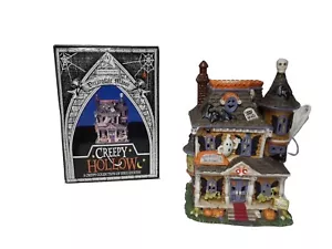 VTG Midwest Creepy Hollow “Drearydale Manor” Light Up & Sound Halloween Village - Picture 1 of 10