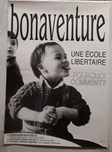 Bonaventure une école libertaire- Anarchia-Manifesto originale ( rif. 416 ) - Foto 1 di 1