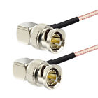 BNC to BNC Right Angle RG179 75Ohm Cable 60cm for Blackmagic HyperDeck Shuttle