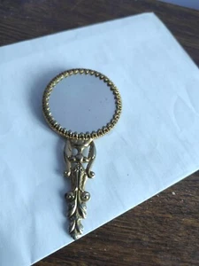 ancien miroir de poche - Photo 1/5