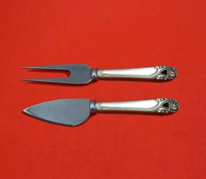 Spring Glory by International Sterling Silver Hard Cheese Serving Set 2pc Custom - Picture 1 of 3