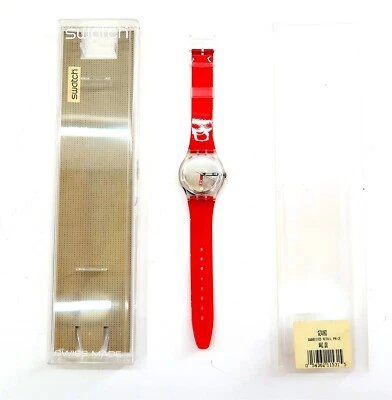 NEW Swatch Watch MOMA RED GZ406D Special Collection Limited Edition 2000 - Image 1 of 4