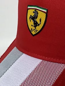 F1 Scuderia Ferrari Racing Team Grand Prix 288 GTO 458 Italian Flag Cap Hat Red - Picture 1 of 10