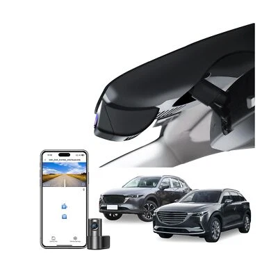 Cámara de tablero delantera 4K y trasera 1080p para Mazda CX5 2019-2024 y CX-9 2020-2024 2.5S... Foto 1 de 4