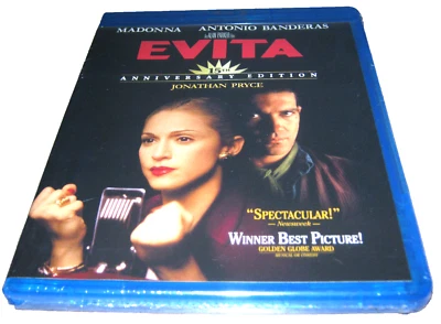 Evita - 15th Anniversary Edition - Madonna - Blu-Ray - New Sealed - Region A - Image 1 of 2