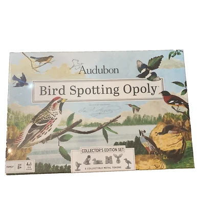 Audubon Bird Spotting Opoly Collectors Edition Monopoly Game NEW SEALED - Image 1 of 4