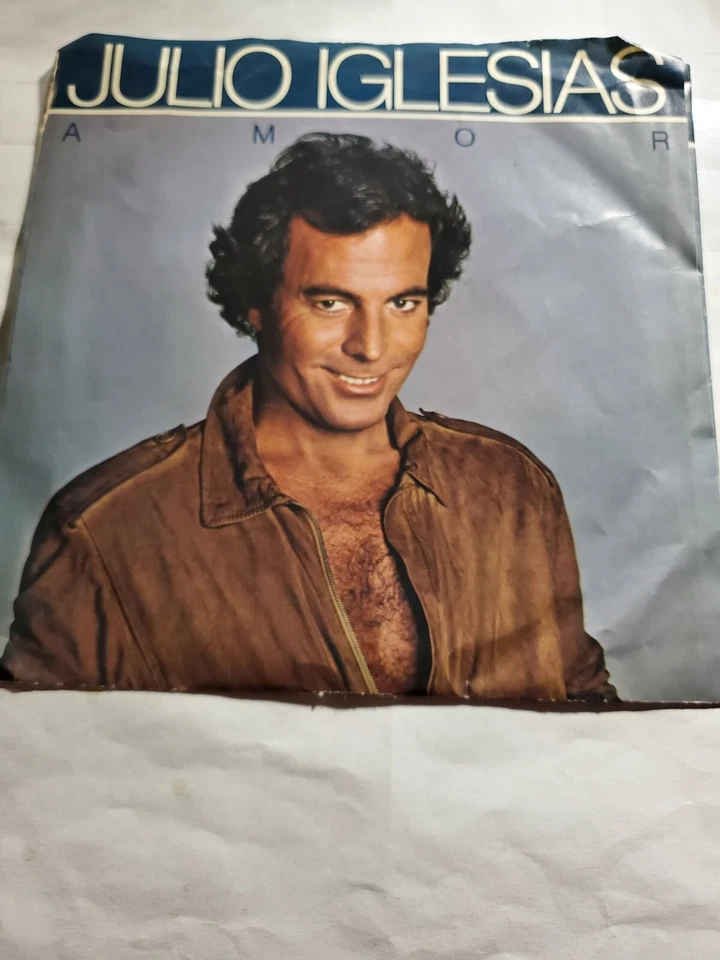 Julio Iglesias - Amor 45rpm 1983 US Columbia VG+ F64 - Image 1 of 1