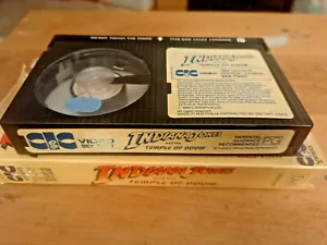 Indiana Jones and the Temple of Doom - BETA - CIC Video in VHS Case - Beta Tape - Picture 1 of 9