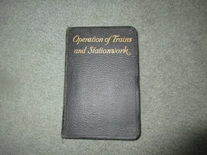 1919 Operation of Trains & Station Work Telegraph Morse Code Book - Bild 1 von 7