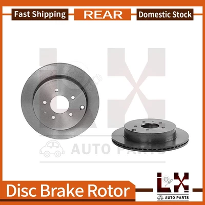 Conjunto de rotores de freio traseiros Brembo de alto desempenho original para Ford Edge 2009 2010 - Imagem 1 de 4