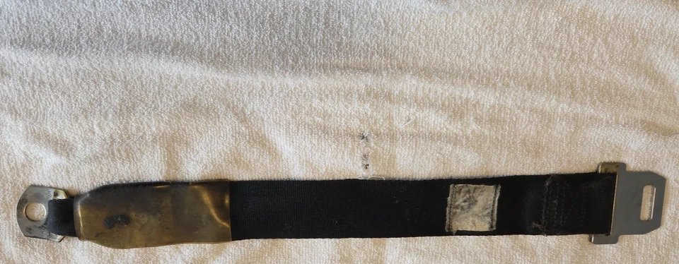 (1) Cinturón de seguridad trasero negro Ford Mustang Mercury Cougar 1968 1969 1970 Foto 1 de 4