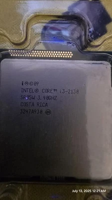 Intel Core I3-2130 Desktop CPU Processor 3.4 GHz 5 GT/s LGA 1155 SR05W - Image 1 of 3